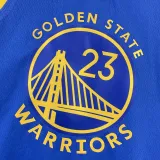 2022-23 WARRIORS GREEN #23 Blue Top Quality Hot Pressing NBA Jersey (V领)