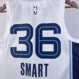 2022-23 Grizzlies SMART #36 White Top Quality Hot Pressing NBA Jersey