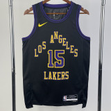 2023-24 LAKERS REAVES #15 Black City Edition Top Quality Hot Pressing NBA Jersey