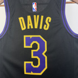 2023-24 LAKERS DAVIS #3 Black City Edition Top Quality Hot Pressing NBA Jersey