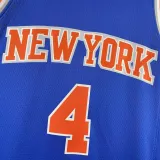 2022-23 KNICKS ROSE #4 Blue Top Quality Hot Pressing NBA Jersey