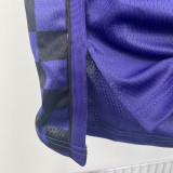 2023-24 Kings MONK #0 Purple Top Quality Hot Pressing NBA Jersey (Trapeze Edition)飞人版