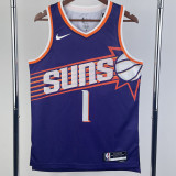 2023-24 SUNS BOOKER #1 Purple Top Quality Hot Pressing NBA Jersey
