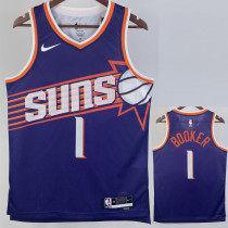 2023-24 SUNS BOOKER #1 Purple Top Quality Hot Pressing NBA Jersey