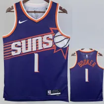2023-24 SUNS BOOKER #1 Purple Top Quality Hot Pressing NBA Jersey