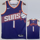 2023-24 SUNS BOOKER #1 Purple Top Quality Hot Pressing NBA Jersey