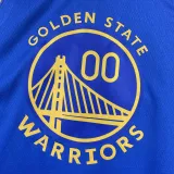 2022-23 WARRIORS KUMINGA #00 Blue Top Quality Hot Pressing NBA Jersey (V领)