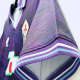 1992-1993 Fiorentina Home Purple Retro Soccer Jersey