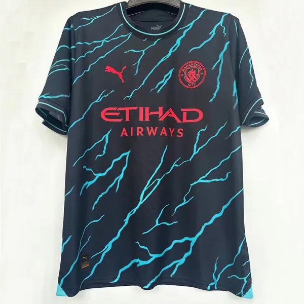 2023-24 Man City Third Fans Soccer Jersey
