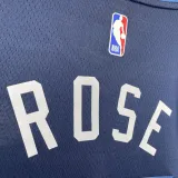 2022-23 Timberwolves ROSE #25 Blue Top Quality Hot Pressing NBA Jersey