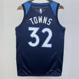 2022-23 Timberwolves TOWNS #32 Blue Top Quality Hot Pressing NBA Jersey