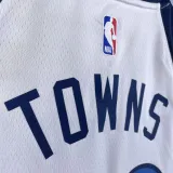 2022-23 Timberwolves TOWNS #32 White Top Quality Hot Pressing NBA Jersey