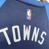 2022-23 Timberwolves TOWNS #32 Blue Top Quality Hot Pressing NBA Jersey