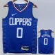 2022-23 Clippers WESTBROOK #0 Blue Top Quality Hot Pressing NBA Jersey