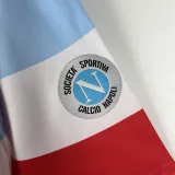 1990-1991 Napoli Away Red Retro Soccer Jersey