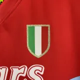 1990-1991 Napoli Away Red Retro Soccer Jersey