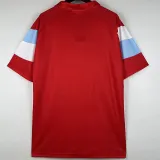 1990-1991 Napoli Away Red Retro Soccer Jersey