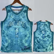 2022-23 HORNETS PALL #6 Green Top Quality Hot Pressing NBA Jersey（V领）荣耀版