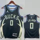 2022-23 BUCKS LILLARD #0 Black Trapeze Iimited Top Quality Hot Pressing NBA Jersey(V领)