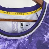 2022-23 LAKERS JAMES #6 Purple Top Quality Hot Pressing NBA Jersey (荣耀版)