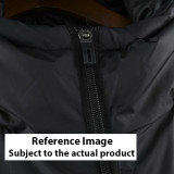 2023-24 Spain Black Hooded Cotton Coat Red Edge (红色边) 棉衣