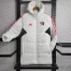 2023-24 Sao Paulo FC White Hooded Cotton Coat Red Edge (红色边) 棉衣