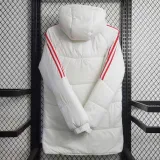 2023-24 Internacional White Hooded Cotton Coat Red Edge (红色边) 棉衣