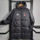 2023-24 Sao Paulo FC Black Hooded Cotton Coat White Edge (白色边) 棉衣