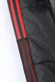 2023-24 Man Utd Black Hooded Cotton Coat White Edge (白色边) 棉衣