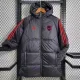 2023-24 ARS Black Hooded Cotton Coat Red Edge (红色边) 棉衣