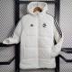 2023-24 RMA White Hooded Cotton Coat Black Edge (黑色边) 棉衣