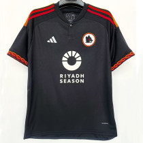 2023-24 Roma Third Fans Soccer Jersey (Print RI..SE. )(圆圈广告)