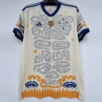 2023-24 Cruzeiro Cream Color 1:1 Special Edition Training shirts