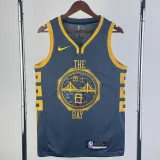 2023 WARRIORS XI #8 Grey Green Top Quality Hot Pressing NBA Jersey (V领)(定制款)