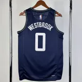 2023-24 Clippers WESTBROOK #0 Dark blue City Edition Top Quality Hot Pressing NBA Jersey
