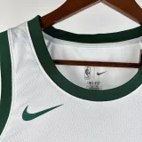 2023-24 CELTICS HOLIDAY #4 White City Edition Home Top Quality Hot Pressing NBA Jersey