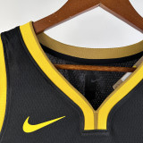 2023-24 WARRIORS WIGGINS #22 Black City Edition Top Quality Hot Pressing NBA Jersey (V领)
