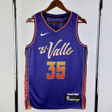 2023-24 SUNS DURANT #35 Purple City Edition Top Quality Hot Pressing NBA Jersey