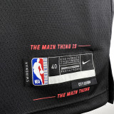 2023-24 HEAT WADE #3 Black City Edition Top Quality Hot Pressing NBA Jersey (V领）