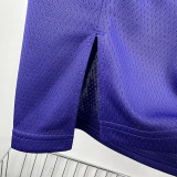 2023-24 JAZZ CLARKSON #00 purple Top Quality Top Quality Hot Pressing NBA Jersey (Retro Logo)