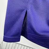 2023-24 JAZZ CLARKSON #00 purple Top Quality Top Quality Hot Pressing NBA Jersey (Retro Logo)