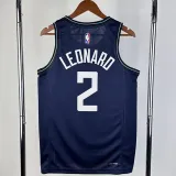 2023-24 Clippers LEONARD #2 Dark blue City Edition Top Quality Hot Pressing NBA Jersey