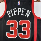 2023-24 BULLS PIPPPEN #33 Black City Edition Top Quality Hot Pressing NBA Jersey