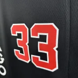 2023-24 BULLS PIPPPEN #33 Black City Edition Top Quality Hot Pressing NBA Jersey
