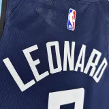 2023-24 Clippers LEONARD #2 Dark blue City Edition Top Quality Hot Pressing NBA Jersey