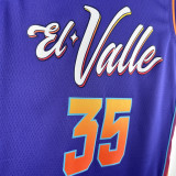 2023-24 SUNS DURANT #35 Purple City Edition Top Quality Hot Pressing NBA Jersey