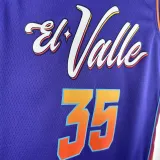 2023-24 SUNS DURANT #35 Purple City Edition Top Quality Hot Pressing NBA Jersey