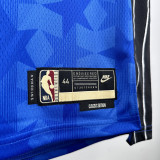 2023-24 Magic McGRADY #1 Dark Blue Top Quality Hot Pressing NBA Jersey (Retro Logo)(V领)