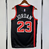 2023-24 BULLS JORDAN #23 Black City Edition Top Quality Hot Pressing NBA Jersey
