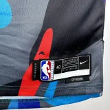 2023-24 NETS SIMMONS #10 Blue Black City Edition Top Quality Hot Pressing NBA Jersey